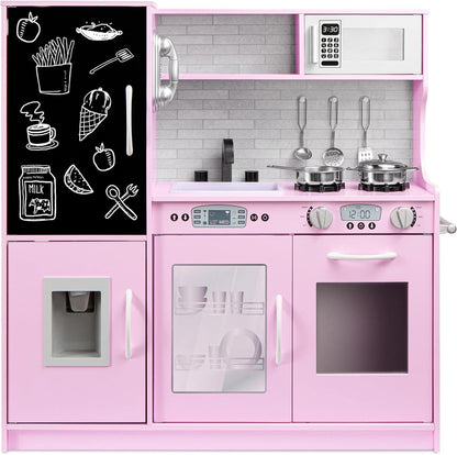 Best Pretend Kitchen Wooden Toy Set for Kids