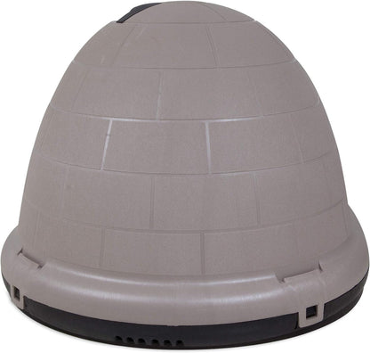 Petmate Indigo Dog House (Igloo Dog House, Made in USA with 90% Recycled Materials, All-Weather Protection Pet Shelter) for XL Dogs -90 to 125 pounds, Made in USA
