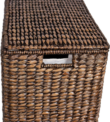 Extra large split gift basket with lining
